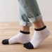 Mens Cotton Mesh Breathable Invisible Toe Socks Soft Low  Cut No Show Ankle Sock