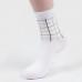 5 Pairs Plaid Men Combed Cotton Breathable Low Cut No Show Athletic Socks Non Slip Sock